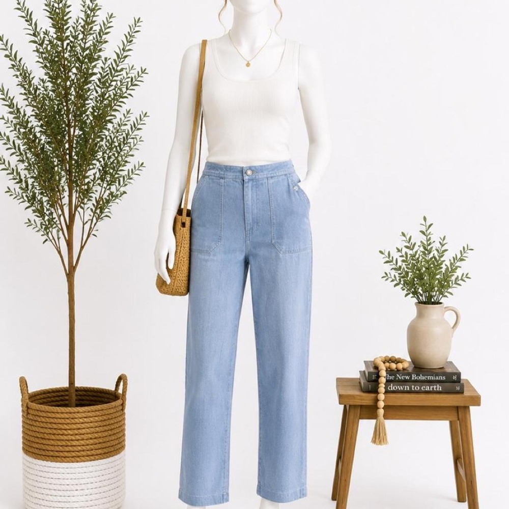 Vintage Koret City Blues light wash pull-on jeans